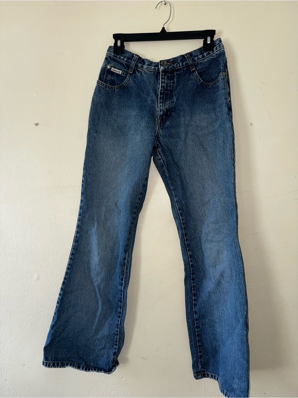 Zana Di Men's Bootcut Jeans in Dark Blue Wash